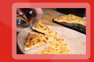 Show pizzerito con pizza, lasagna y galletas para fiestas infantiles.